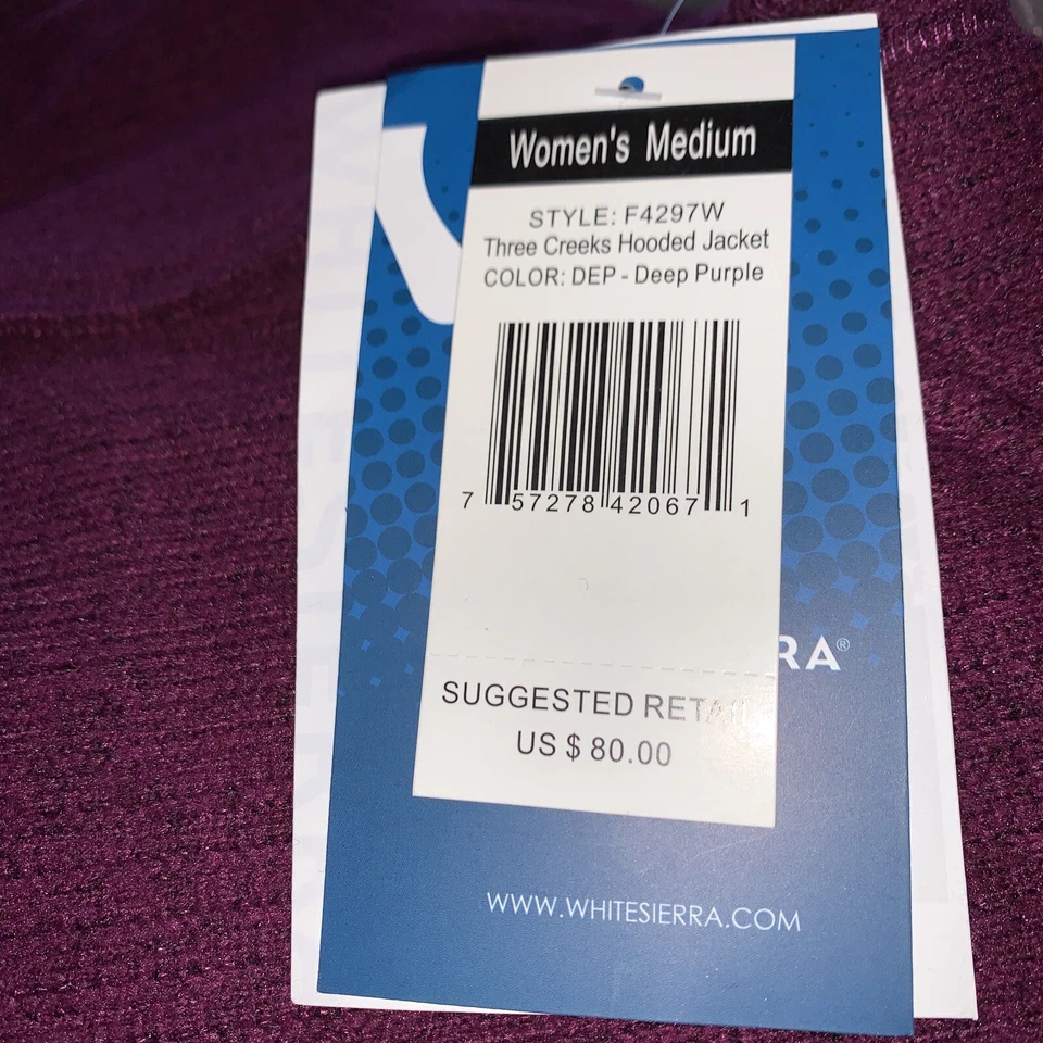 Chaqueta para mujer White Sierra Three Creeks, púrpura, mediana Foto 3 de 3