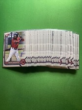 2022 Bowman Paper JUNIOR SANQUINTIN Cleveland Guardians 1ST Bowman RC LOT 17