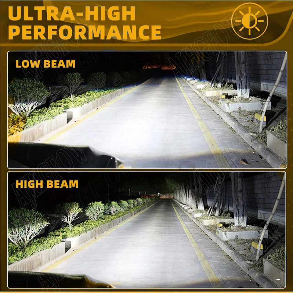 For Oldsmobile Aurora 1995-2000 2001 2002 LED Headlight High Low Fog Light 6Bulb - Image 2 of 4