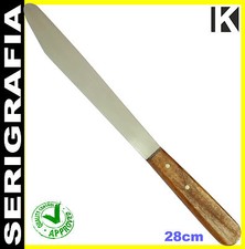 SPATOLA Cm 28 SERIGRAFIA alto spessore salva telaio x principianti  Serigrafica