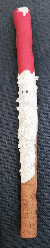 Unique 6" Christmas Stick Santa Brooch Pin +Bonus+