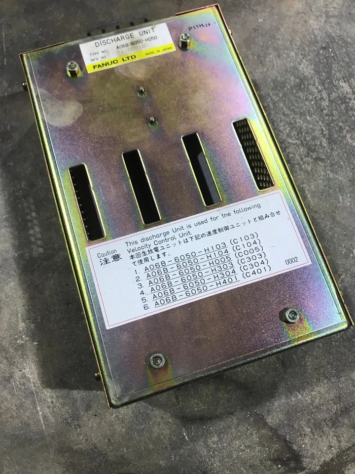 FANUC LTD discharge Unit A06B-6050-H050  - Imagen 4 de 4