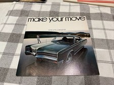 1968 Chrysler Make Your Move New Yorker 300 More Advertising Brochure Catalog