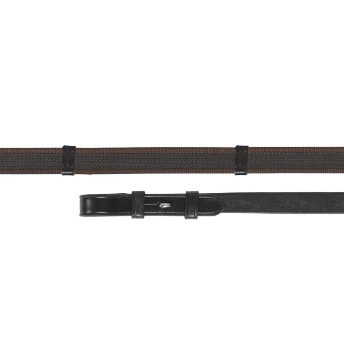 Rênes Shires Aviemore – Nylon Doublé, Picots Caoutchouc Pour Adhérence, Boucles En Inox, Non Extensibles