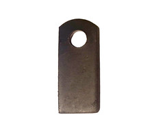 Weld on Tab Steel Flat Thickness Brackets Hole 1" X 2 3/8" X 1/8"