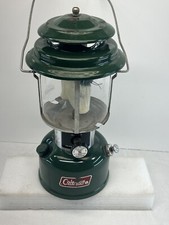 Vintage Coleman Model 22OK Lantern 04/80 Green Double Mantles