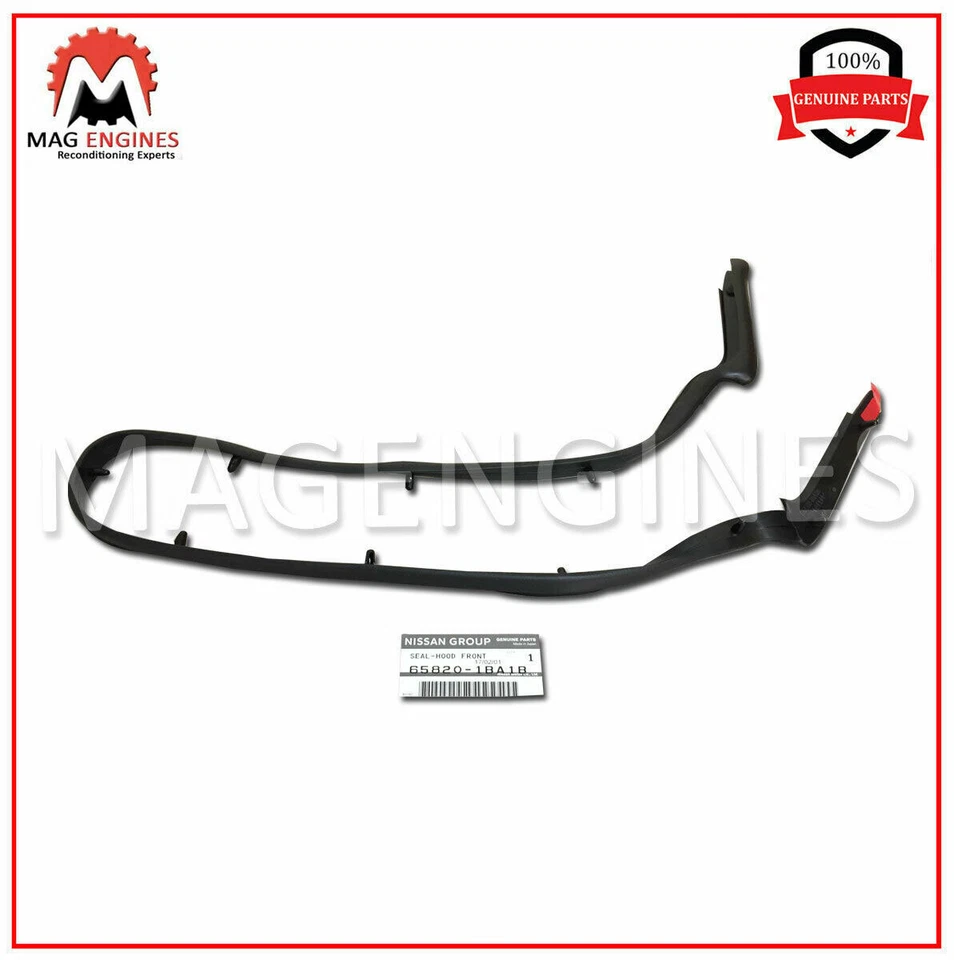 65820-1BA1B GENUINO OEM SELLO CAPÓ DELANTERO 658201BA1B Foto 3 de 3