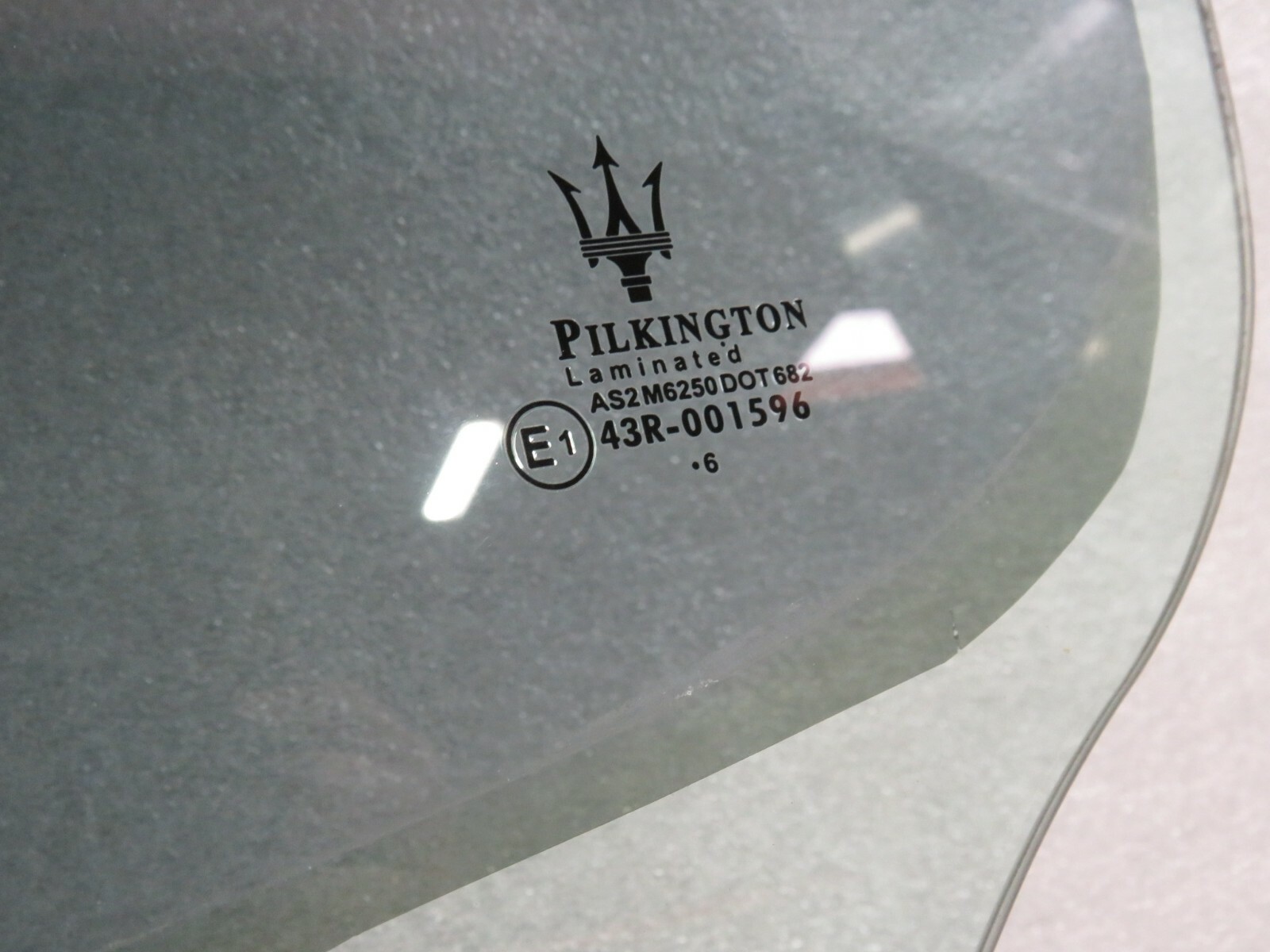 Maserati Quattroporte, LH, Left, Rear Door Glass, Used, P/N 66550100