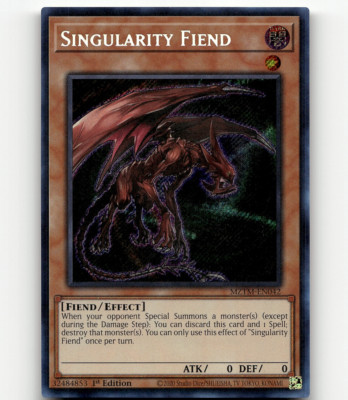 Yugioh Singularity Fiend - Maze of the Master