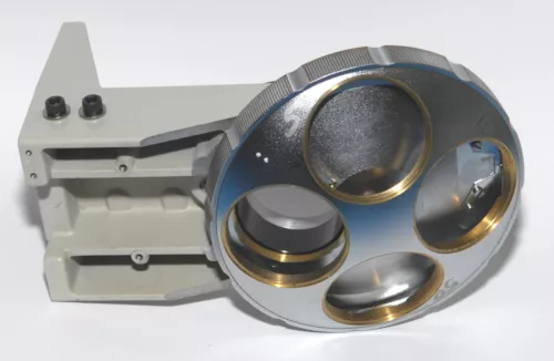 Mitutoyo BD Plan Objective Turret w/ NIKON Vertical Illuminator Mounting Bracket