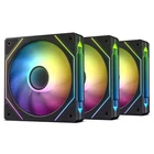 DARKROCK F120 3 in 1 120 mm Infinite Mirror Design Case PWM Control & ARGB Fans