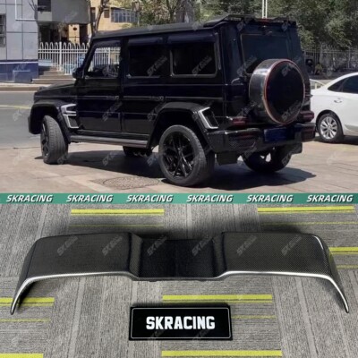 Carbon Fiber Rear Trunk Roof Spoiler Wing Fits Mercedes Benz W463 G63 G500 G550