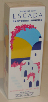 Escada Santorini Sunrise Eau de Toilette 1.6 Oz 50 mL Women Fragrance Spray NIB