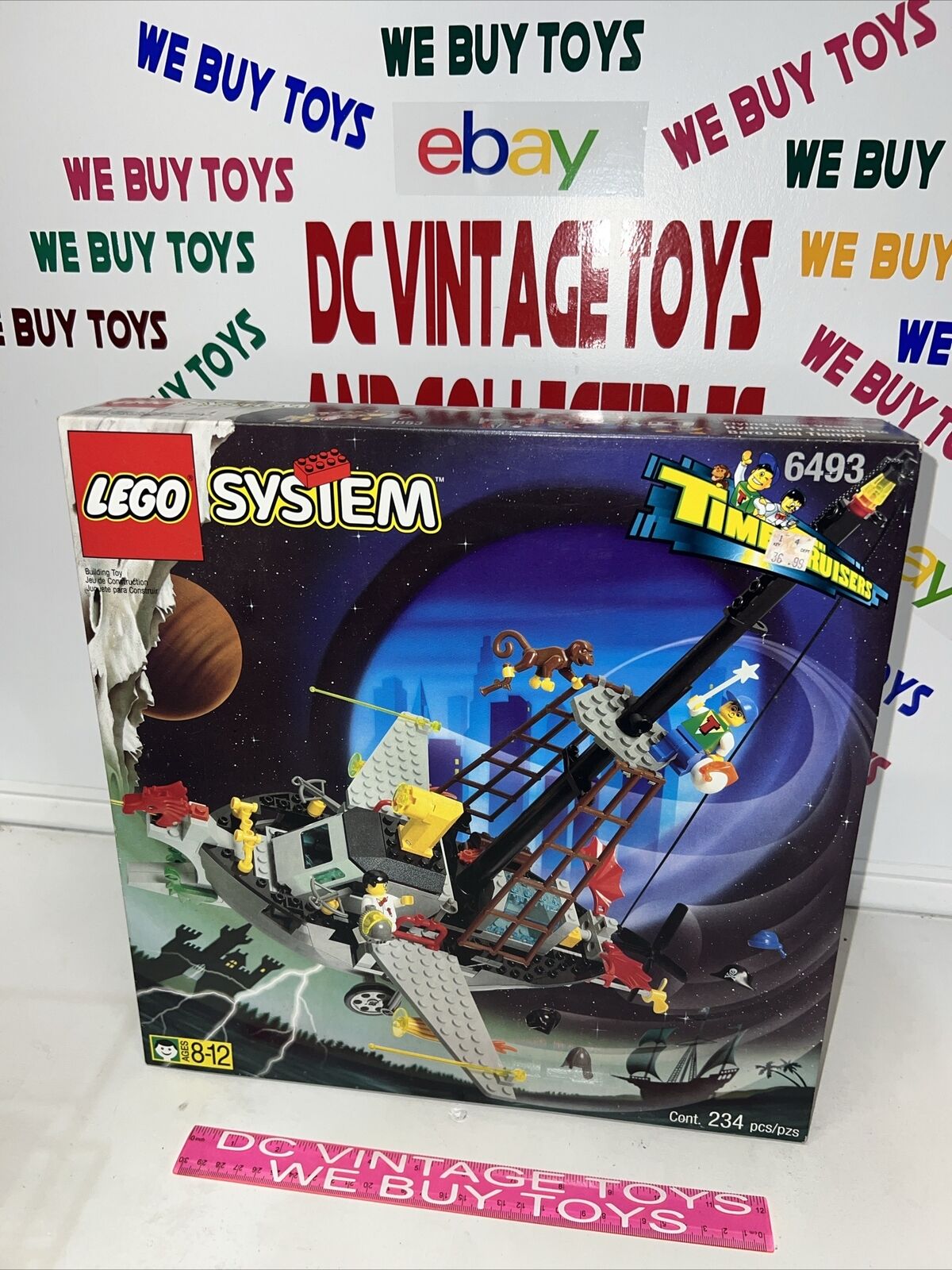 Vtg Lego System 6493 Timecruisers Flying Time Vessel New Sealed 1996 Rare Set