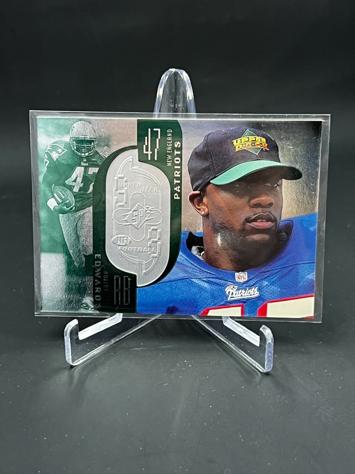 1998 Upper Deck Football Robert Edwards Card #SP190  #1253/1998       s