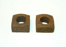 5/8"-11 Square Nuts (Semi-Finished)- Coarse Thread - Plain Finish-Lot of 25 Pcs.