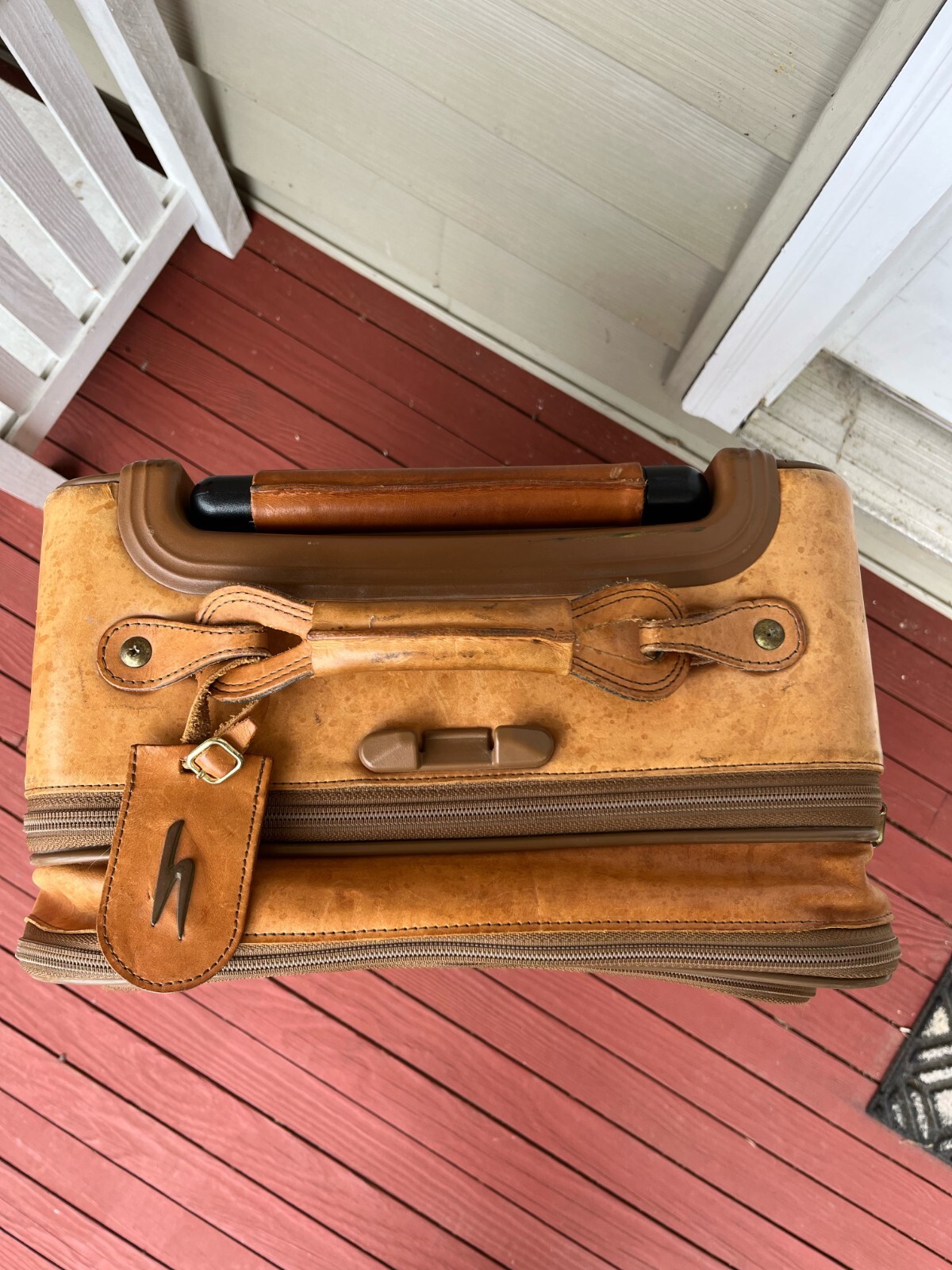 RARE Vintage Hartmann Leather Carry On Suitcase eBay