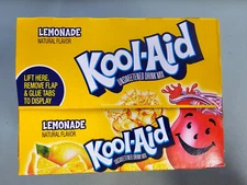 96x Packets Kool-Aid Lemonade Caffeine Free Soft Drink Mix