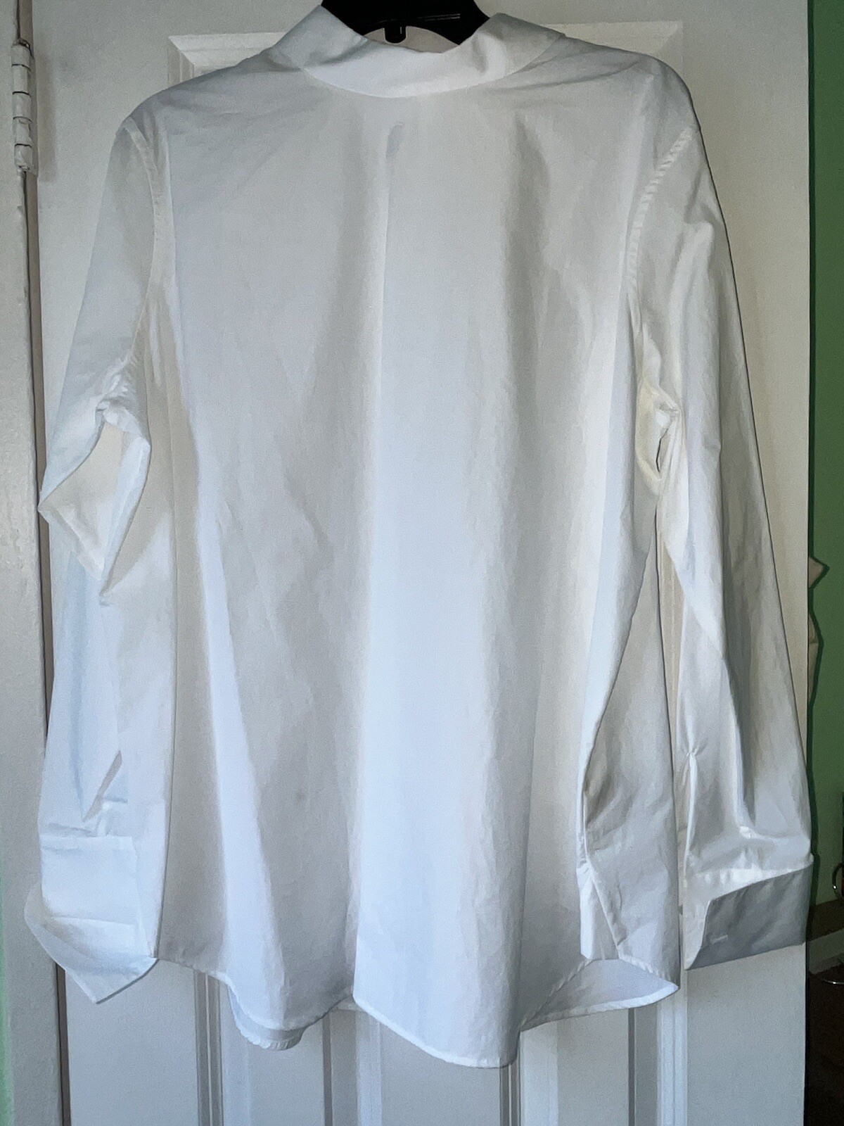 FILA Camicia poplin L S nuova con etichette $1190 The Row Angelique cotone reversed taglia M