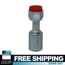 CLIMAPARTS Fitting Straight Female Standard Aluminum O-Ring #10 w/ FERRULE