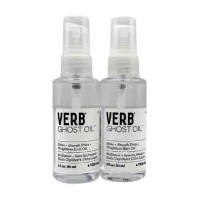 2x Verb Ghost Oil Smoothing Moringa Blend Weightless Hair Oil - 60ml Neu