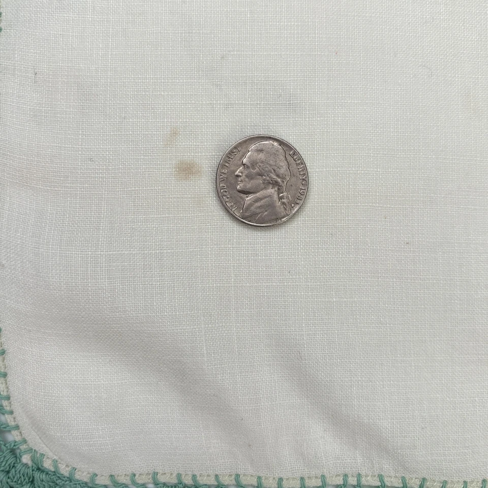 Green Linen Bridesmaid Crochet Lace Handkerchief Wedding Cottage Core Vintage - Image 2 of 4