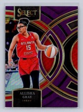 2024 Select WNBA #114 Allisha Gray -Premier Purple Ice 105/149-Atlanta Dream