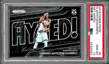 2018 PANINI PRIZM BASKETBALL CARD #8 GIANNIS ANTETOKOUNMPO PSA 10 GET HYPED! 