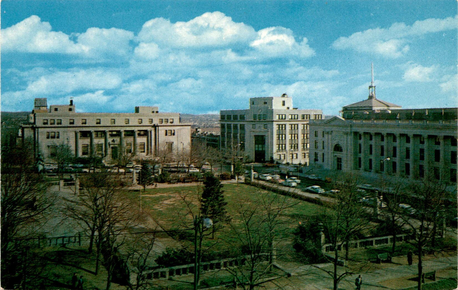 Wilmington, Delaware, Rodney Square, Public Building, Post Office, Del Postcard