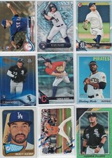Lot of 9 Serial Numbered Topps Baseball Cards !!!!