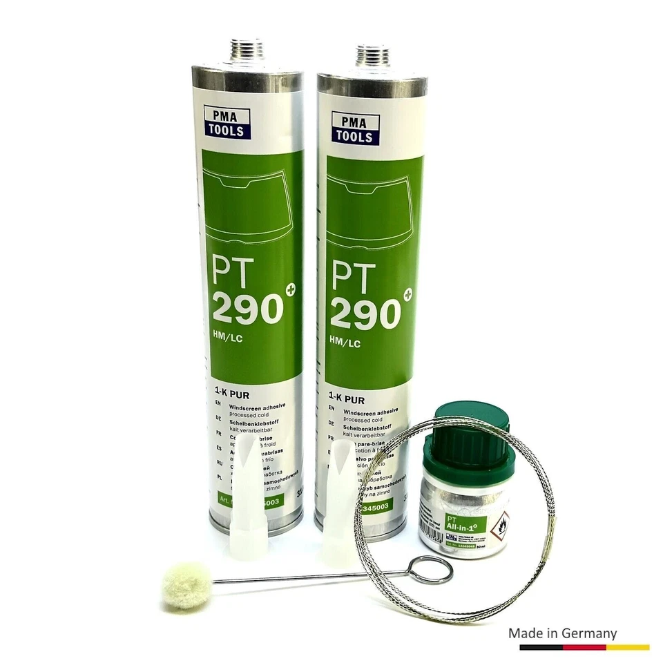 Autoglas Montagesatz kompl für VW T4 Transporter Frontscheibe Windschutzscheibe - Bild 3 von 4