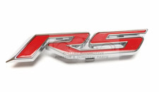 Oem Front Bumper Rs Emblem Badge Red Wchrome Trim 2016-20 Cruze Sonic 23368277 Oem Front Bumper Rs Emblem Badge Red Wchrome Trim 2016-20 Cruze Sonic 23368277