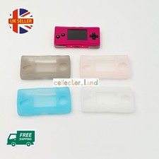 Gameboy Micro GBM Silicone Protective Case Shockproof Cover Clear Transparent UK