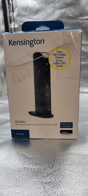 Kensington SD3500v USB 3 Docking Station for Windows -TW2362-