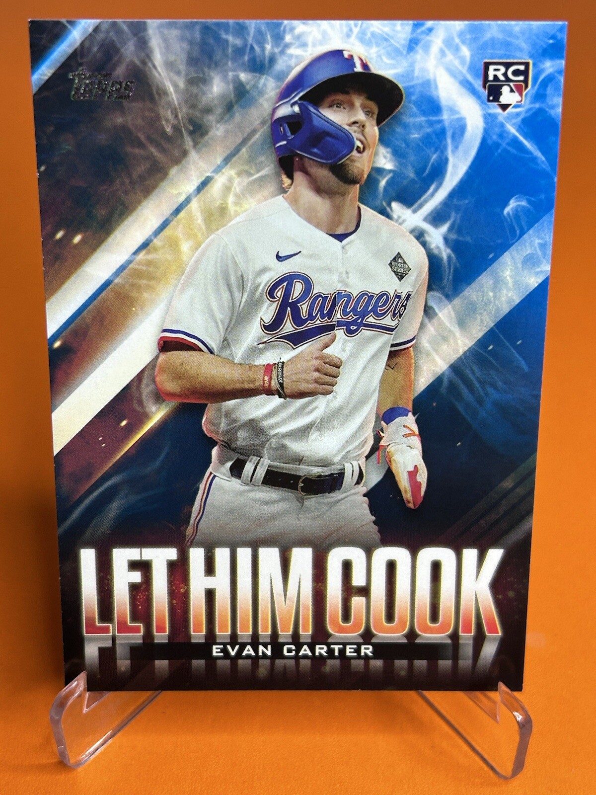 2024 Topps Update #LHC-16 Evan Carter Let Him Cook Blue