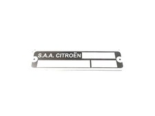 DATA PLATE FITS TO CLASSIC VINTAGE CITROEN #V432-8
