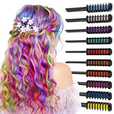 Arteza Hair Chalk Combs  Assorted Colors  set of 12