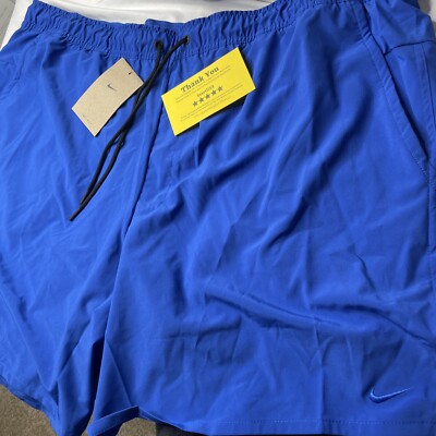 Mens Nike Dri-Fit UNLIMITED VERSATILE DV9334- Shorts 7IN-2-1 Size 4XL Blue New