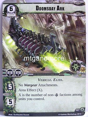 Warhammer 40000 Conquest LCG - Doomsday Ark  #027 - Legions of Death