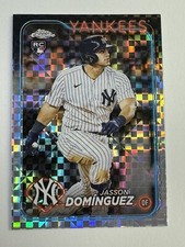 2024 Topps Chrome Jasson Dominguez RC Yankees #89 Xfractor Refractor 