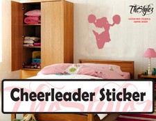 Cheerleader Oversize Vinyl Sticker