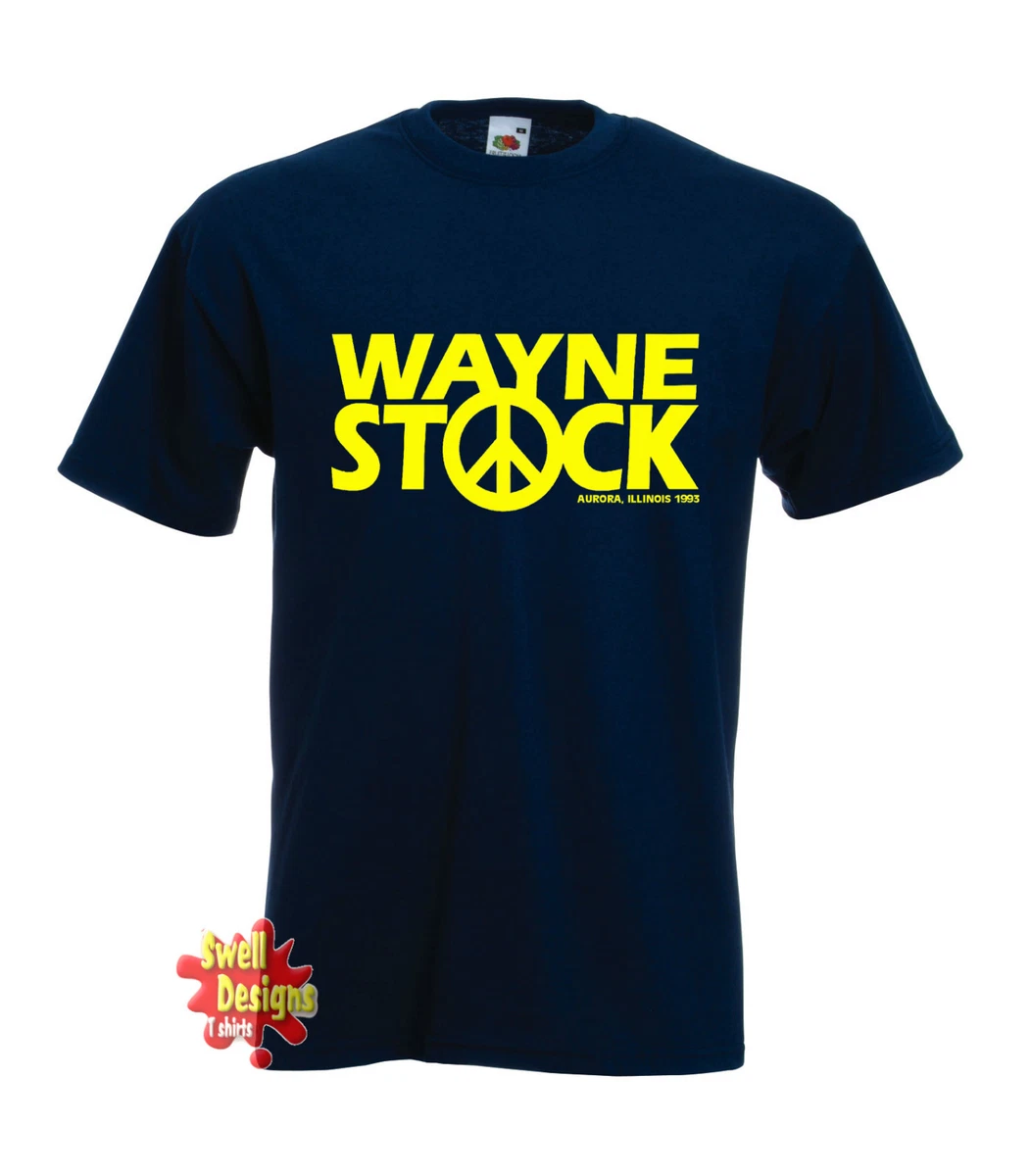 Maglietta Wayne's World - Nero, Taglia XXL. 100% Cotone Con Stampa Digitale Di Alta Qualità. Perfetta Per Fan Del Film E Collezionisti. Casual E Comoda.