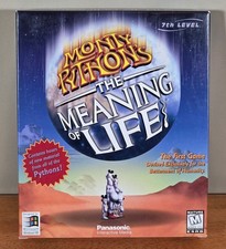 New Sealed Monty Python's Meaning of Life IBM PC Big Box Game Windows CD Pythons