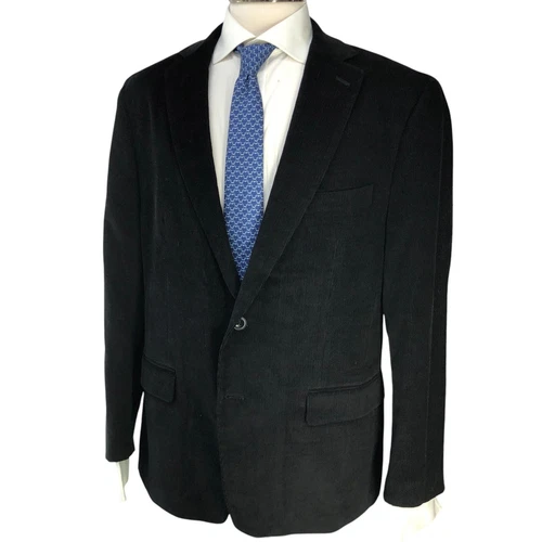 Giacca blazer cappotto sportivo uomo Michael Kors taglia 44R velluto a coste cotone nero