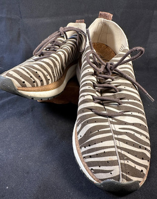 OTBT Alstead Sneaker, Flex Cork, Cushioned, Zebra, Lug Sole, Wm's 7.5
