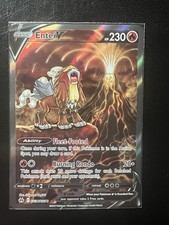 Pokémon Entei V Ultra Rare Full Art Holo GG36/GG70 Crown Zenith Galarian Gallery on eBay