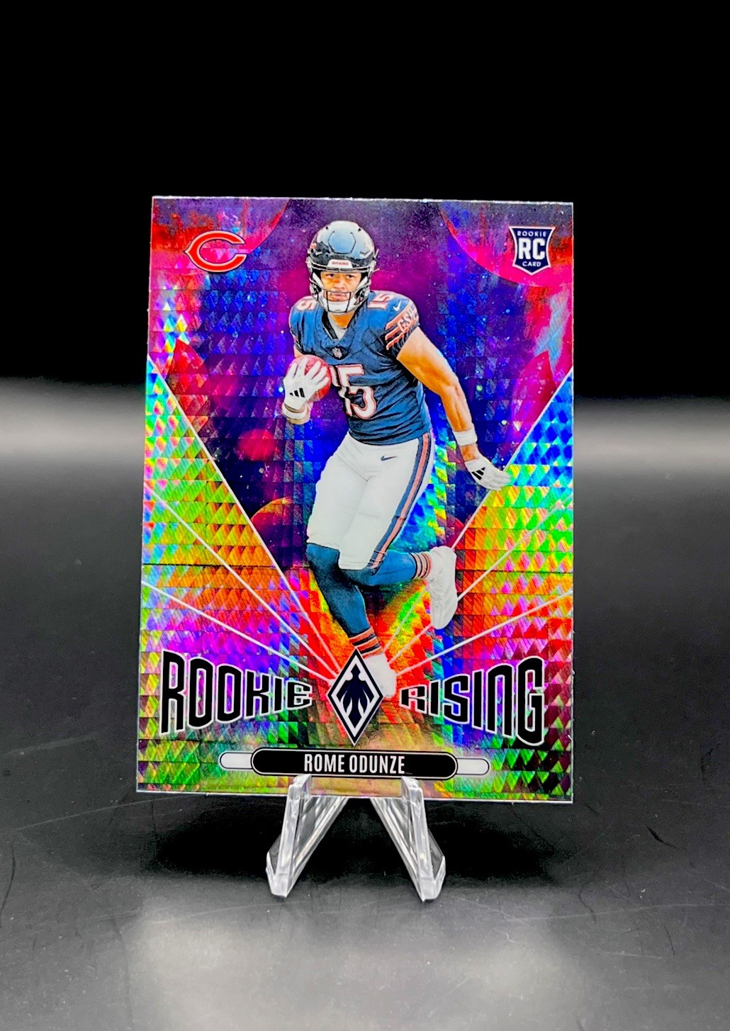 2024 Panini Phoenix - Rome Odunze (RC) - Hyper - Rookie Rising - Bears 🚨🚨