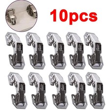 90 Degree Easy Mount Concealed Kitchen Cabinet / Cupboard Sprung Door Hinges 10x