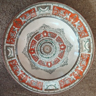 Sehr seltene Bates Gildea & Walker Regent Schale im ägyptischen Stil - 1880 - vollständig gemarkt