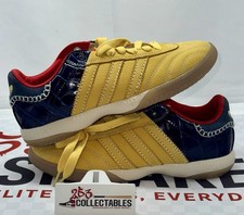 Adidas x Wales Bonner Samba Suede Yellow Navy Men  s 7.5 New No Box